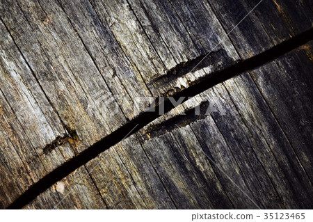 detail of cut notch in wood detail of cut notch in wood 35123465