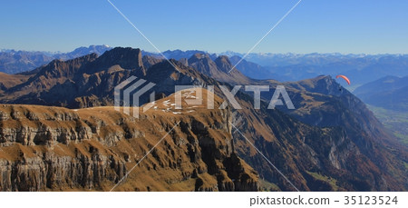 Mount Nideri, Fulfirst, Gamsberg and Alvier. Mount Nideri, Fulfirst, Gamsberg and Alvier. 35123524