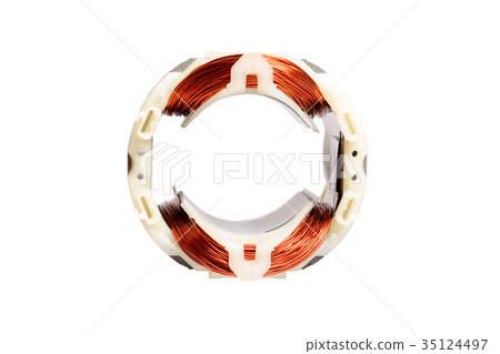 Copper wire in a motor, electric magnetic device 35124497