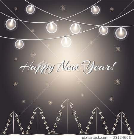 New Year's lights New Year's lights 35124668