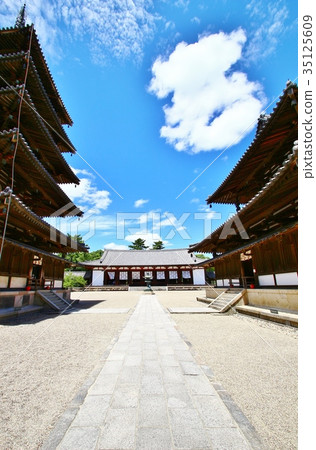 Horyuji temple 35125609