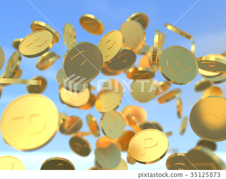 金幣噴泉(點) 金幣噴泉(點) 35125873