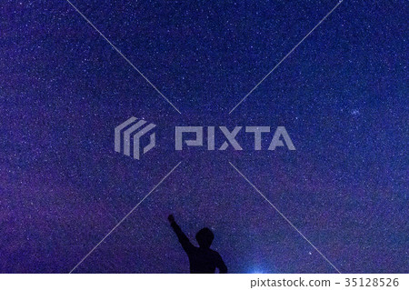 竹富島，可以看到南十字星的天空 35128526