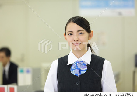 銀行窗口接待員 銀行窗口接待員 35128605