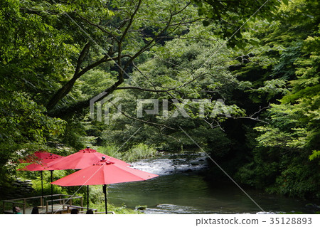 Tsurushenkyo River floor field spot Yamanaka Onsen Tsurushenkyo River floor field spot Yamanaka Onsen 35128893