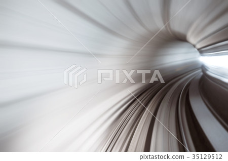 tunnel in high speed view tunnel in high speed view 35129512