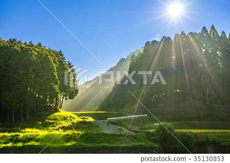 Light, bright! (Scenery of Urashino, Sayo-cho, Sayo-gun, Hyogo Prefecture, scenery of prefectural road 53) *Photo location information is available in the comment section of the work Light, bright! (Scenery of Urashino, Sayo-cho, Sayo-gun, Hyogo Prefecture, scenery of prefectural road 53) *Photo location information is available in the comment section of the work 35130853