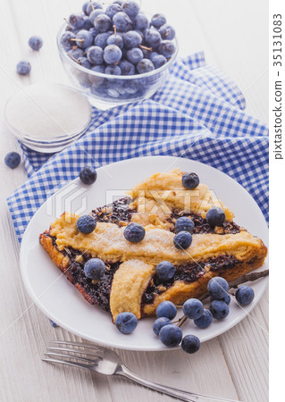 delicious homemade pie with blackthorn delicious homemade pie with blackthorn 35131083