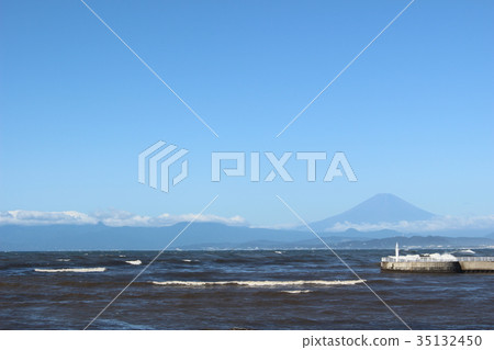 從江之島看到的富士山 35132450