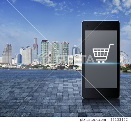 Shop online concept 35133132