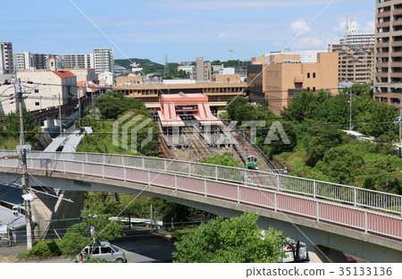 Kobe City Nayaya Station panoramic view 35133136