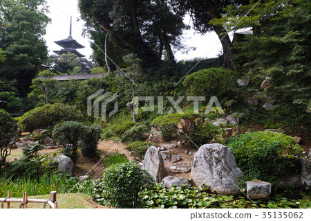 [Ishikawa Prefecture Cultural Property] Myosenji Scenic Garden 35135062