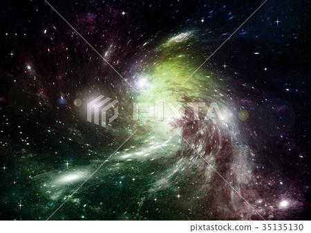galaxy in a free space 35135130