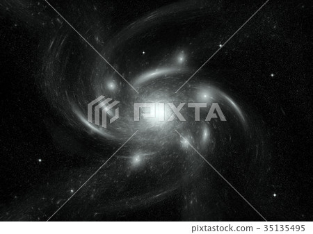 galaxy in a free space 35135495