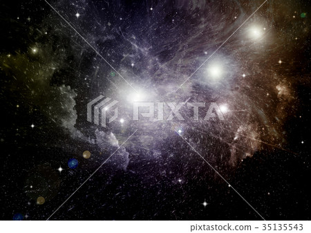 galaxy in a free space 35135543