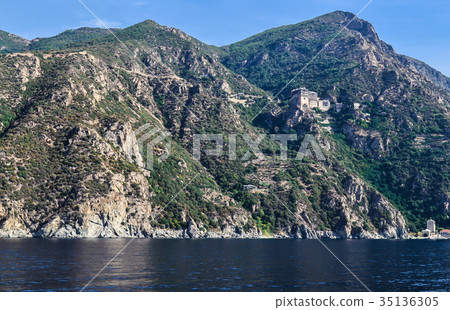 Simonos Petras Monastery, Mount Athos, Greece Simonos Petras Monastery, Mount Athos, Greece 35136305