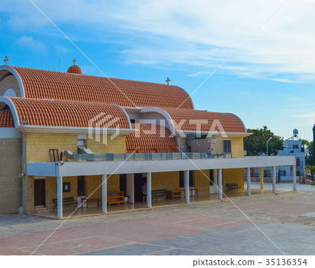 Greek church in harbour of Ayia Napa Greek church in harbour of Ayia Napa 35136354