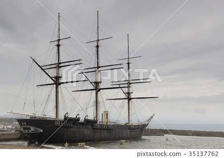 德川船“Ojyo Maru”北海道·Esashi末尾的戰艦 德川船“Ojyo Maru”北海道·Esashi末尾的戰艦 35137762