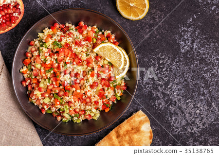 Tabbouleh salad, traditional middle eastern  35138765