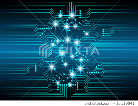 Abstract cyber hi speed digital technology, cyber Abstract cyber hi speed digital technology, cyber 35139041