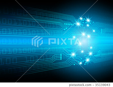 Abstract cyber hi speed digital technology, cyber Abstract cyber hi speed digital technology, cyber 35139043