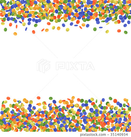 vector, confetti, color 35140934