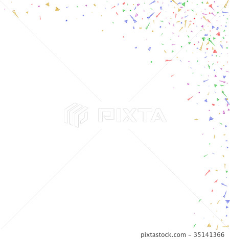 Abstract colorful flying confetti background.  35141366