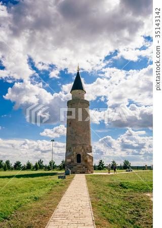 Small Minaret in Bolghar Hill Fort. 35143142
