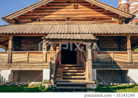 Entrance to the Wooden Holy Trinity Church 35143199