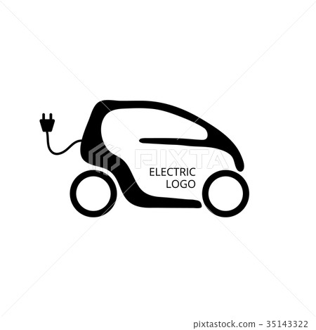 Small electric car for easy parking and ride city 35143322