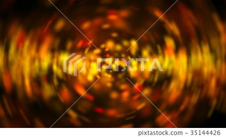 Radial gold blur background. Digital illustration 35144426
