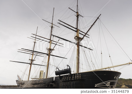德川船“Ojyo Maru”北海道·Esashi末尾的戰艦 德川船“Ojyo Maru”北海道·Esashi末尾的戰艦 35144879