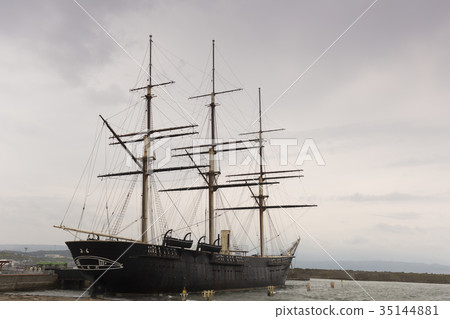 德川船“Ojyo Maru”北海道·Esashi末尾的戰艦 德川船“Ojyo Maru”北海道·Esashi末尾的戰艦 35144881
