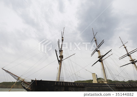 德川船“Ojyo Maru”北海道·Esashi末尾的戰艦 德川船“Ojyo Maru”北海道·Esashi末尾的戰艦 35144882
