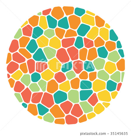 circle of mosaic elements circle of mosaic elements 35145635