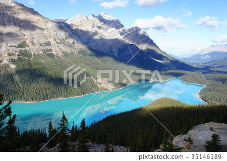 北投湖加拿大落基山脈 35146189