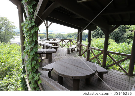 Izeyama Kofun Park Observation Building (Fukui Prefecture Sakai City Sangokucho) Izeyama Kofun Park Observation Building (Fukui Prefecture Sakai City Sangokucho) 35146256