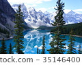 Lake Moraine Canadian Rockies 35146400