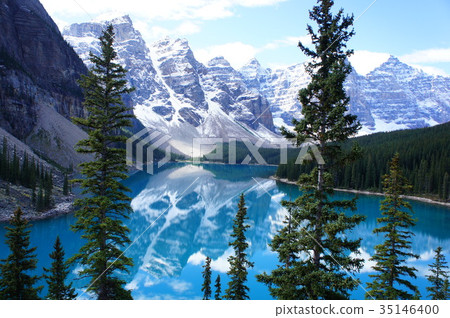 Lake Moraine Canadian Rockies 35146400