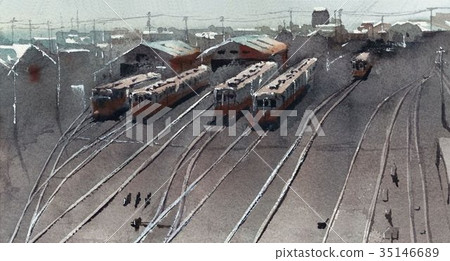 A train station 35146689