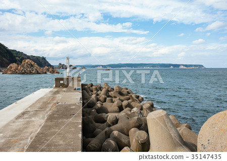 Kosode Kohoku North Breakwater Lighthouse Kosode Kohoku North Breakwater Lighthouse 35147435