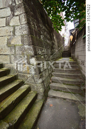 Tokyo alley stairs 35147622