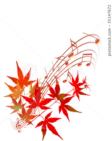 Music score autumn music score music score