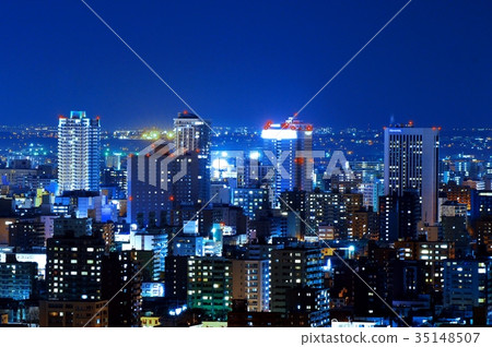 Beautiful Japan's three major night views of Sapporo Beautiful Japan's three major night views of Sapporo 35148507