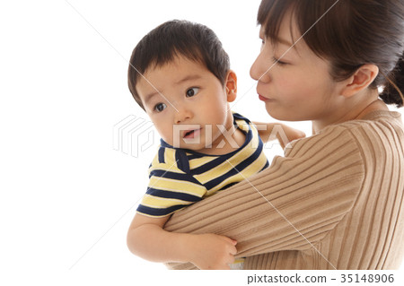 母親和孩子 35148906