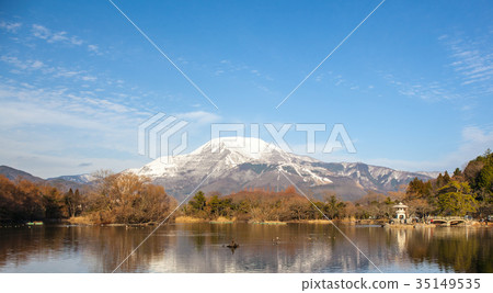 Mishima pond and Mt. Ibuki 5 Mishima pond and Mt. Ibuki 5 35149535