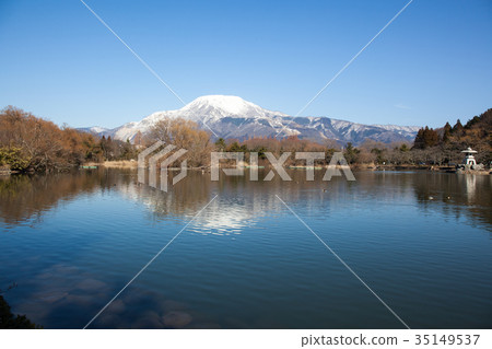 Mishima pond and Mt. Ibuki 6 Mishima pond and Mt. Ibuki 6 35149537