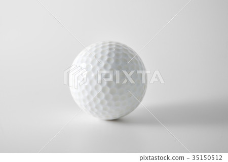 golf ball isolated on white with clipping path 35150512