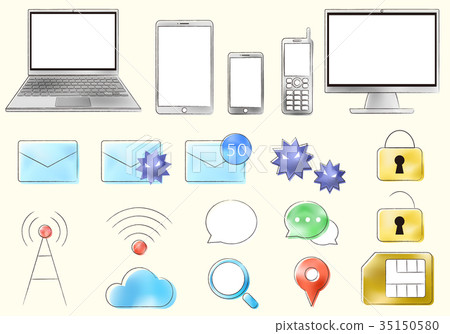 傳染媒介手拉的樣式象事務 35150580