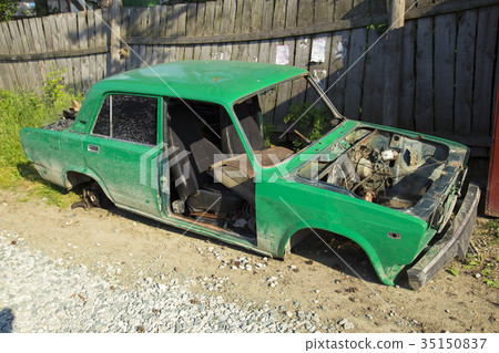 scrap metal on the white background scrap metal on the white background 35150837